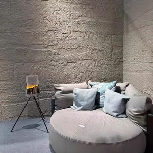 Prix usine 2026 Revêtement mural 1200*600mm en pierre de culture PU, <span class=keywords><strong>panneau</strong></span> mural 3D en pierre champignon PU, faux <span class=keywords><strong>panneau</strong></span> mural en pierre PU pour la décoration de bureaux et d'ateliers - Product Image 2