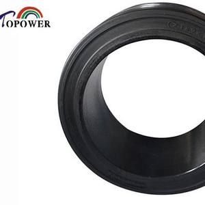 ยางตัน Topower ขนาด 21x9x15 สำหรับรถยกแบบกรรไกร แพลตฟอร์มทำงานบนที่สูง ทำจากยาง - Product Image 2