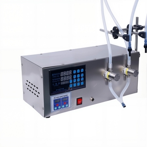 Máquina Llenadora de Líquidos Semiautomática Pequeñ<span class=keywords><strong>a</strong></span> con Doble Boquilla y <span class=keywords><strong>Pedal</strong></span>, Bomba Magnética Digital para Botellas de Aceite, Jugo, Agua y Latas - Product Image 2