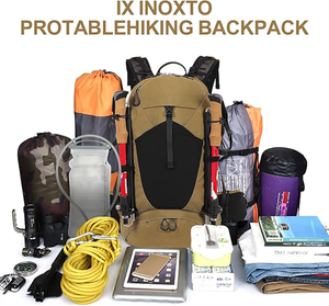 35L Camping Backpack Suitable for Mountaineering Outdoor Sports <b>Multiple</b> Compartments Men's Trekking Hiking Backpack - Product Image 2
