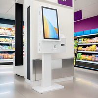 Kiosque tactile de restauration rapide en libre-service, terminal de paiement de type sur pied pour magasin de proximité, haute qualité, en promotion
