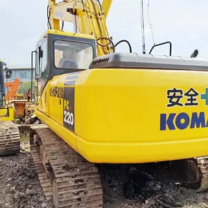 Komatsu มือสองสภาพดีเครื่องขุด pc220 pc120 pc200 pc220