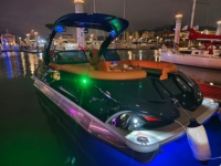 Bateau ponton de luxe 2025 en aluminium, modèle sport, 22 pieds/25 pieds, pour le tourisme et la pêche, avec remise en gros pour les acheteurs en gros