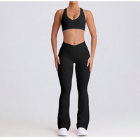 Conjuntos de Ropa Deportiva Personalizada FH, Sujetador Deportivo y Leggings de Yoga, Ropa Deportiva de Gimnasio, Conjunto de 2 Piezas para Yoga, Ropa de Gimnasio para Mujer