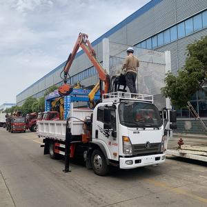 चीन ओएम 6-टन नॉक बूम ट्रक क्रेन + लकड़ी हड़पने वाली थोक कीमत - Product Image 6