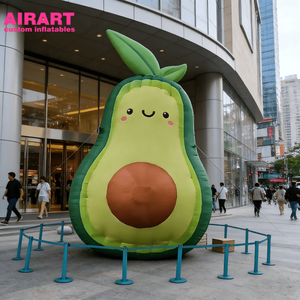 Peluche géante gonflable en forme d'avocat pour accessoires de scène, avocat <span class=keywords><strong>frais</strong></span> pour promotions, statue d'avocat - Product Image 5