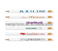 Crayon plat de charpentier en bois noir de 7 pouces, marque OEM, logo sérigraphié, corps multicolore, pour dessin de charpentier