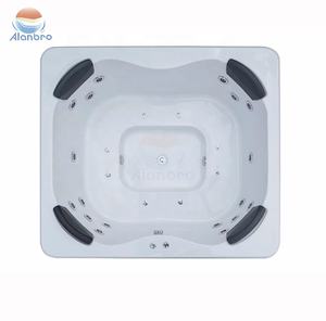 温水浴槽4-5人用屋外スパ排水マッサージワールプールアクリル自立型 - Product Image 6