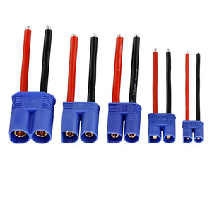 JFS Golden Peak EC8 Connector <b>Cable</b> Male Female Plug Wire 600V High Current <b>Battery</b> Accessory For Model Aircraft Emergency Start - Product Image 1