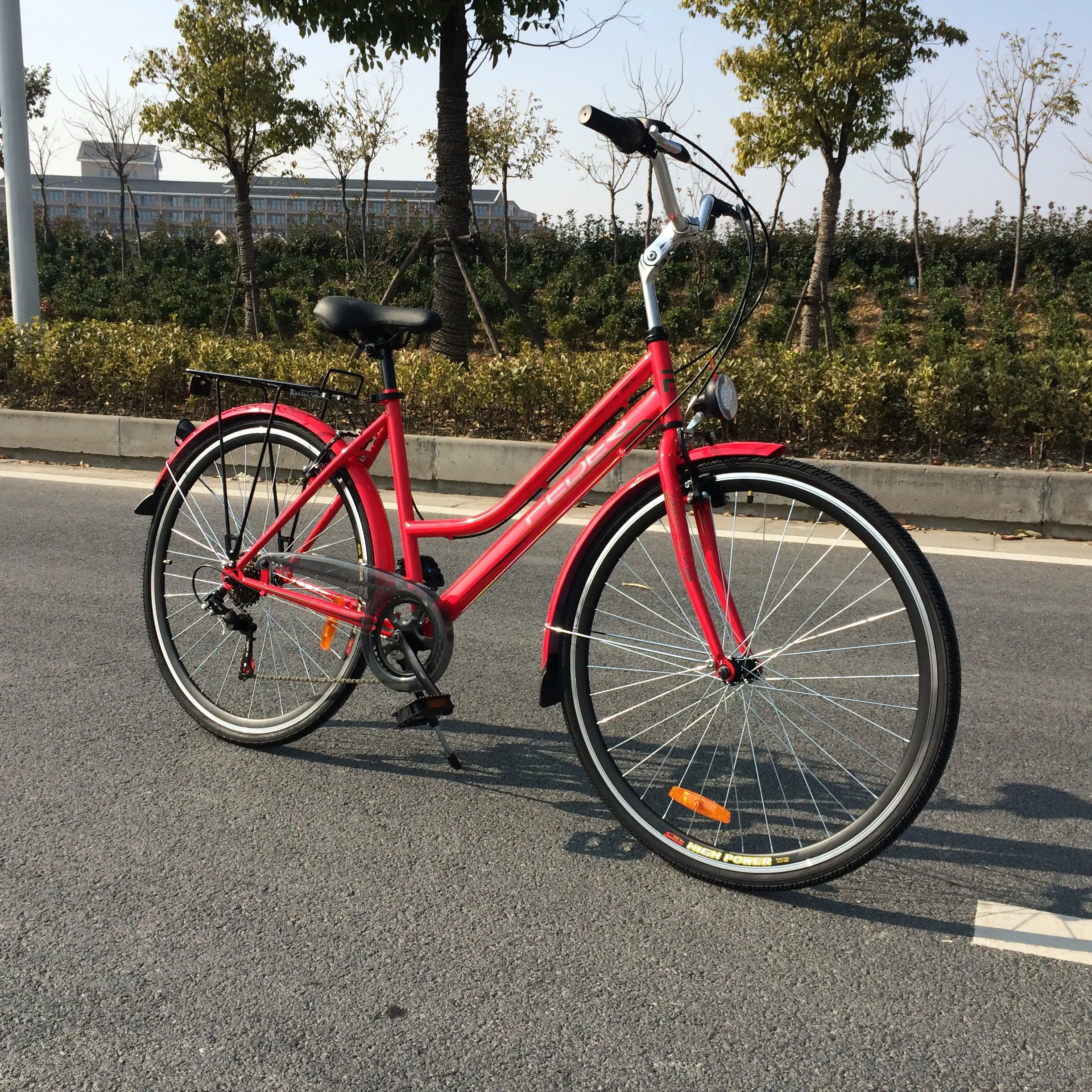 28 pollici ofo 7 velocità a buon mercato retro delle signore delle donne della ragazza CE olandese stile di vendita al dettaglio bianco city bike per la vendita