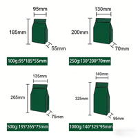 Bolsas de Café Personalizadas con Válvula y Cierre Hermético, Resistentes a la Humedad, Reciclables y Ecológicas, para Granos de Café 250g/500g/1kg