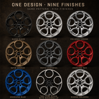 Jantes forgées noires à 5 trous, 3 pièces, 22x12 5x120 ET35 6061 T6, jantes profondes personnalisées pour Land Rover