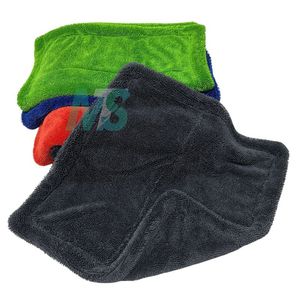 Nettoyage en microfibre lavage à séchage rapide nouvelles serviettes en microfibre en peluche torsadée serviette de séchage à boucle torsadée pour voiture - Product Image 1