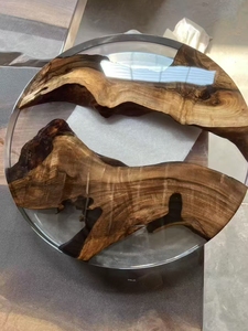 Hot cung cấp toàn cầu chuỗi DIY <span class=keywords><strong>Craft</strong></span> bàn ăn handmade tùy chỉnh gỗ Bảng <span class=keywords><strong>Top</strong></span> với nhựa Epoxy cho trang trí nội thất khách sạn sử dụng - Product Image 4