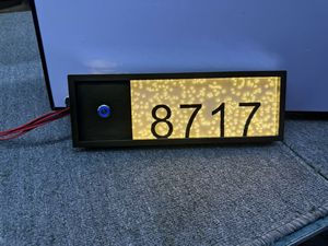 Placa <span class=keywords><strong>de</strong></span> Identificación <span class=keywords><strong>de</strong></span> Puerta Moderna OEM Extra Grande <span class=keywords><strong>de</strong></span> Acero Inoxidable con Números <span class=keywords><strong>de</strong></span> Casa LED Luminosos, Ecológica y Resistente al Agua - Product Image 5