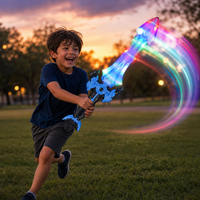 Épée Lumineuse Tournante de 24 Pouces avec Sons de Combat, 6 LED, Rotation à 360 Degrés pour Enfants, Cadeau de Noël, Fête d'Anniversaire, Vente en Gros