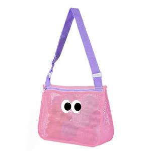 Sac <span class=keywords><strong>de</strong></span> plage <span class=keywords><strong>de</strong></span> voyage pour enfants, motif dessin animé, en maille écologique, taille personnalisée, style coréen Young Shoots Livemork - Product Image 5