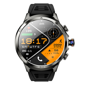 H19 Écran AMOLED 1.95 pouces 1100mAh Smartwatch Sync Messages Alertes d'appel Surveillance de la fréquence cardiaque avec caméra rotative rétractable - Product Image 6