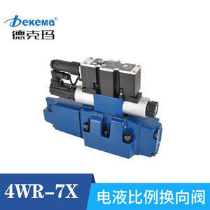 Vanne solénoïde proportionnelle électro-hydraulique Dekma 4WRZ, type Rexroth, vanne de commande directionnelle hydraulique - Product Image 4