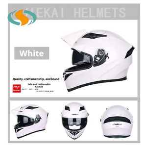 Nouveau <span class=keywords><strong>casque</strong></span> intégral de moto en ABS, best-seller, disponible en plusieurs couleurs et motifs, avec 1 an de garantie - Product Image 4