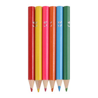 Set Pensil Warna Jumbo Logo Kustom Inti Berwarna Grosir Massal Produsen OEM ODM Perlengkapan Seni Sekolah Anak