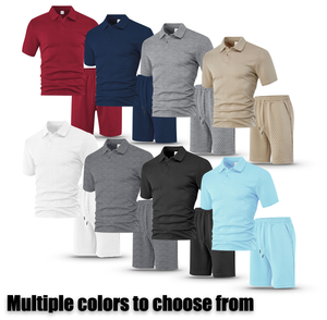 Nuova Camicia <span class=keywords><strong>Polo</strong></span> Estiva da <span class=keywords><strong>Uomo</strong></span> in Tessuto Jacquard, Edizione Sottile Casual Sportiva a Maniche Corte - Product Image 2