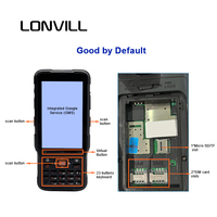 LONVILL Barato Android Handheld PDA Inventario Escáner de código de barras Topografía 2,4g/5g Terminal de colector de datos