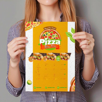Menu e Volantini Personalizzati con Stampa Digitale a Colori su Carta Offset e Cartoncino per Ristoranti, Caffè, Bar e Uso Commerciale