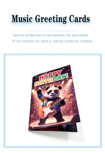 Tarjeta de Felicitación Musical de Cumpleaños, Diseño Personalizado, Tarjeta de Audio para Reproducir Canciones, Tarjeta de Felicitación Cantante para Regalo de Cumpleaños - Product Image 4