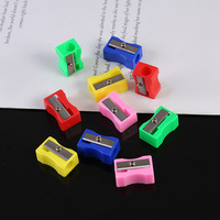 Taille-crayon rectangulaire en plastique petit format, directement de l'usine, 641, fournitures scolaires pratiques