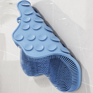 Alfombrilla Antideslizante para Baño, con Ventosas, para Lavar los Pies, Masajeadora, en <span class=keywords><strong>Azul</strong></span>, Rosa y Gris - Product Image 4