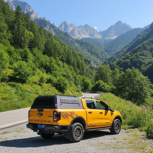 Capot de camionnette personnalisé en usine pour <span class=keywords><strong>Ford</strong></span> <span class=keywords><strong>Ranger</strong></span>/Wildtrak/<span class=keywords><strong>Raptor</strong></span>/Maverick, coque rigide étanche verrouillable pour le camping - Product Image 6