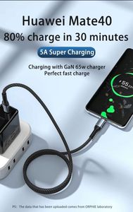 Wholesale High Quality Braided 2m USBC Type C Data <b>Cable</b> PD3.1 100W 20V 5A Fast Charging 480Mbps Data Transfer <b>Cable</b> Type C - Product Image 4