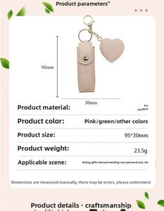 Promotion Portable <b>Lipstick</b> Bag Flip Cover With Button Pu Leather Coin Purse With Mirror <b>Lipstick</b> <b>Mini</b> Cosmetics Bagpendant - Product Image 3