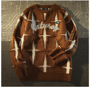 Hợp Thời Trang Mùa Thu Mùa Đông Bộ Sưu Tập Cộng Với Kích Thước Người Đàn Ông Của T-Shirts Crewneck Áo Len Quá Khổ Ấm Độn Coat Với Phía Trước Logo Tùy Chỉnh - Product Image 3