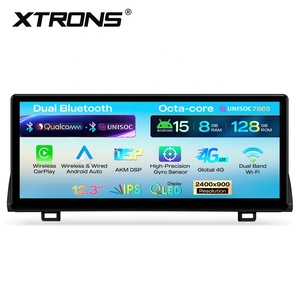 Lecteur multimédia Android 12,3 pouces pour Honda Accord 2018-2022 UNISOC 7865 8+128 Go Double BT Écran QLED Sortie coaxiale RCA CE-XTRONS - Product Image 2