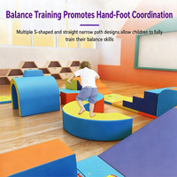 Équipement de jeu souple pour aire de jeux intérieure, ensemble de jeux pour enfants, tout-petits, bébés, zone de jeu sensorielle, utilisation à domicile, préscolaire