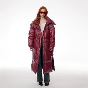 <span class=keywords><strong>Manteau</strong></span> d'Hiver en Duvet de Haute Qualité pour <span class=keywords><strong>Femme</strong></span> - Vente Directe Usine, Personnalisable (Logo OEM), Coupe Longue Ample Épaissie pour Temps Froid - Product Image 6