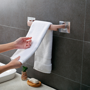 Sesame pas cher prix d'usine support de <span class=keywords><strong>rangement</strong></span> mural multifonctionnel sans perçage porte-serviettes porte-serviettes simple - Product Image 6