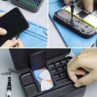 Jeu de tournevis de précision à manche en plastique, boîte à outils magnétique, kit de réparation professionnel DIY pour électronique, smartphone, ordinateur portable, tablette, OEM