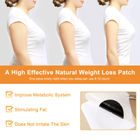 Patch Minceur Herbal Chinois Naturel pour Ventre Plat et Corps Parfait, Brûle-Graisse pour Nombril