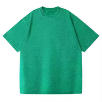 T-shirt Homme Vintage Oversize en Coton Lourd 230G, Meilleure Vente, Logo Personnalisé pour Articles Promotionnels et Emballage de Marchandises