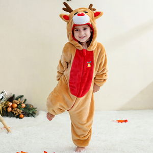 Disfraz de Ciervo de Peluche Michley, Mono Cálido <span class=keywords><strong>para</strong></span> Niñas, Diseño con Capucha <span class=keywords><strong>para</strong></span> Halloween - Product Image 4