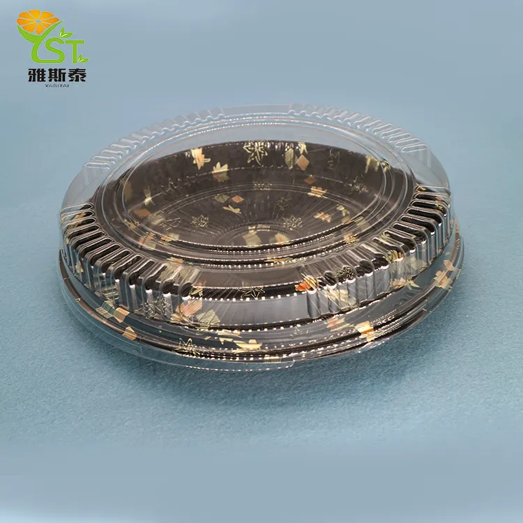 High Quality Wholesale Custom Cheap Round Trays Disposable Food Packaging Sushi container