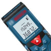 Télémètre laser portatif Bosch GLM 40, indice de protection IP54, garantie 1 an, design compact et robuste en plastique et métal, pour la construction et la maison