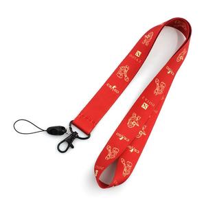 Sangle de cou en polyester personnalisée Impression par transfert de chaleur avec techniques de gaufrage numérique offset - Product Image 2