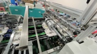 Machine de fabrication de boîtes de frites en papier pour aliments, récipient à emporter, machine de fabrication de boîtes d'emballage pour hamburger