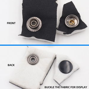 Phong cách mới tùy chỉnh thực hiện đồng kim loại mùa xuân Snap nút cho xuống áo khoác - Product Image 4