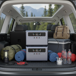 สถานีพลังงานสำรองแบบพกพา LiFePO4 ขนาด 2400W 4608Wh 5kWh ระบบกักเก็บพลังงานสำหรับบ้าน ใช้สำรองไฟสำหรับเครื่องกำเนิดพลังงานแสงอาทิตย์ ระบบออฟกริด สำหรับ iPad และอุปกรณ์พกพา รองรับ OEM - Product Image 4