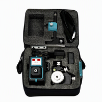 Niveau laser 12 lignes Teal avec support triangulaire, sac de transport, chargeur de batterie et lunettes de sécurité pour l'installation de carreaux – Vente en gros OEM